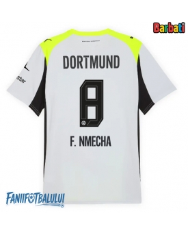 Borussia Dortmund Felix Nmecha #8 Tricou Fotbal Replică 2025-26 Barbati Deplasare